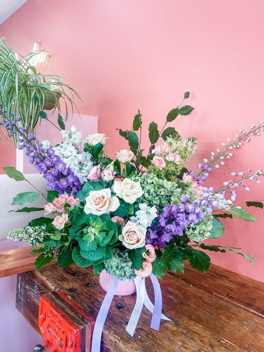 Floral Arrangement With Vase